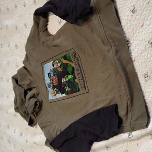 Minecraft hooded t shirt